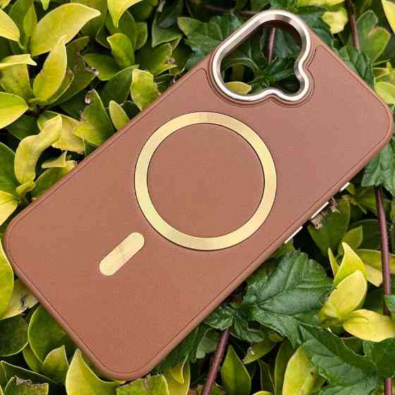 Кожаный чехол SnapCase with MagSafe для Apple iPhone 16 (6.1") Херсон