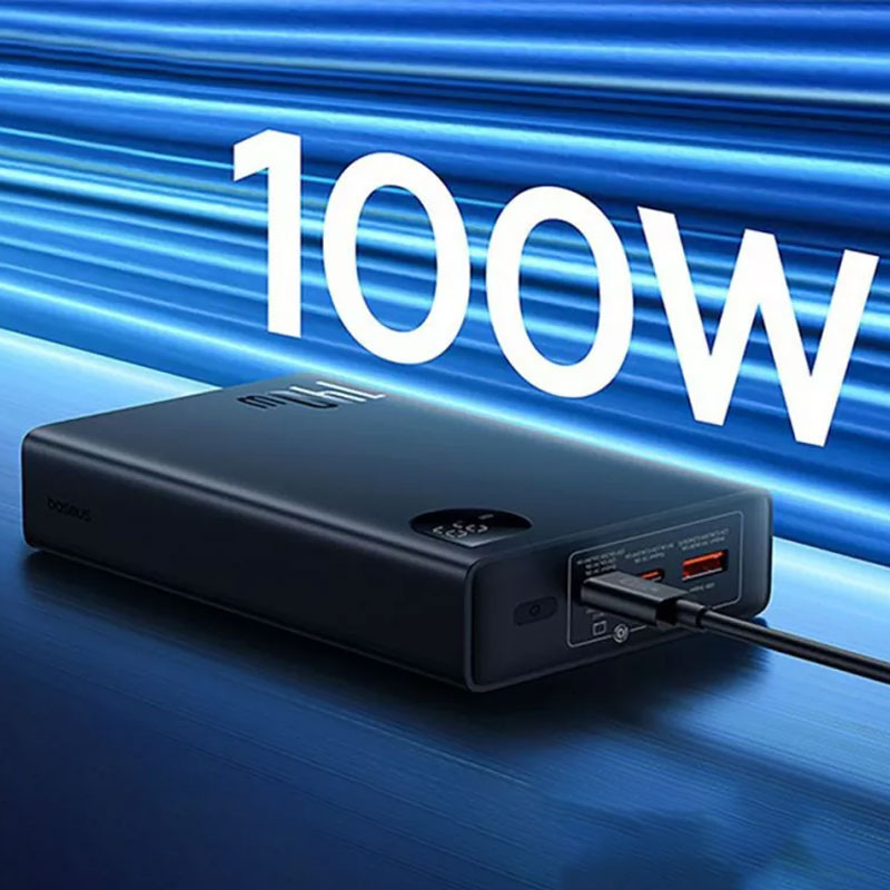 Портативное ЗУ Baseus Adaman Digital Display 140W 24000mAh (P100215081113-0) Херсон - изображение 5