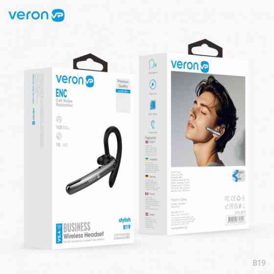 Bluetooth-гарнітура Veron B19 Black (Код товару:43704) Харьков