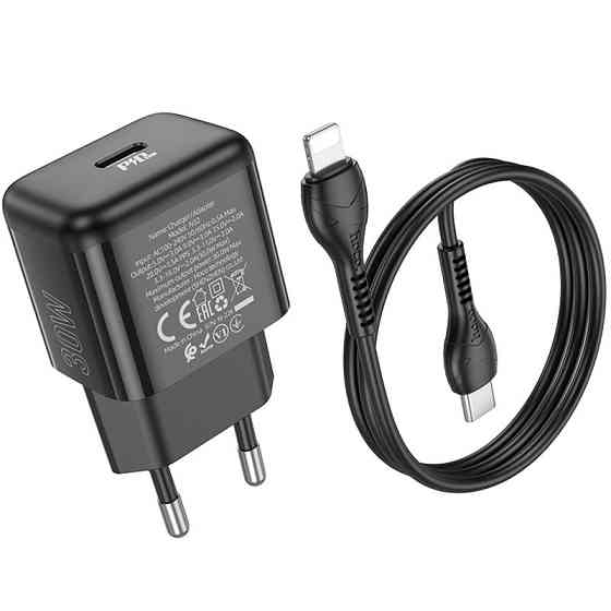 СЗУ Hoco N32 Glory PD30W (1USB-C) + кабельType-C to Lightning Херсон