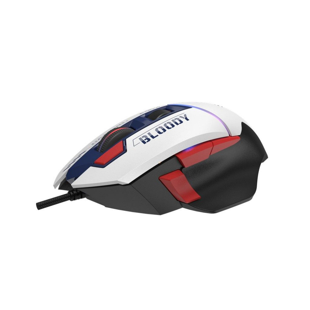 Мышь компьютерная проводная Bloody W95 Ultra Sports Navy (4711421002325) белая Киев - изображение 4
