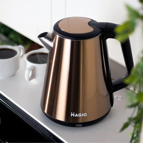 Электрочайник Magio MG-971 1.7 л бронзовый Київ - зображення 2