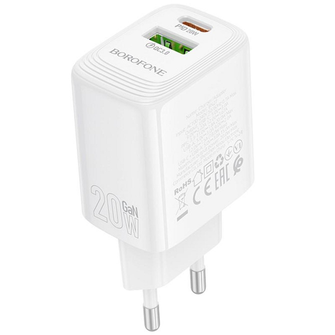 СЗУ Borofone BN27 Fuente PD20W+QC3.0 (1USB-A/1C) Херсон - изображение 3
