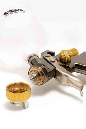 Краскопульт пневматический MASTERTOOL LVLP ВПЛБ 600 мл Ø1,8 мм круглый/плоский факел 125-170 л/мин 1 Харків