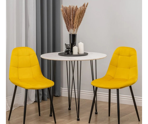 Стілець Агата обідній колір жовтий Дніпро - зображення 5