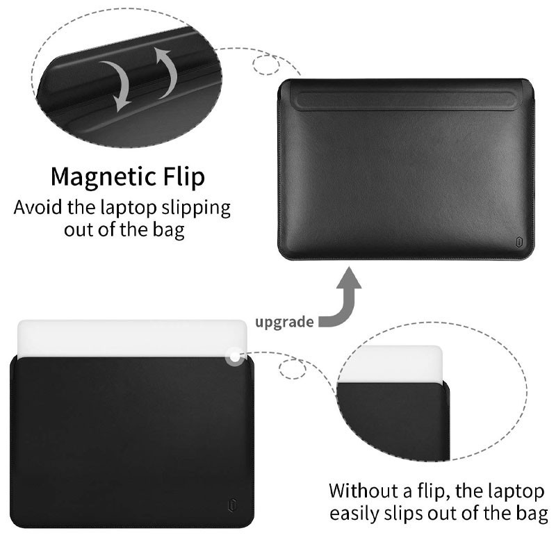 Чехол с подставкой WIWU SKIN PRO Portable Stand Sleeve 13.3" Херсон - зображення 3