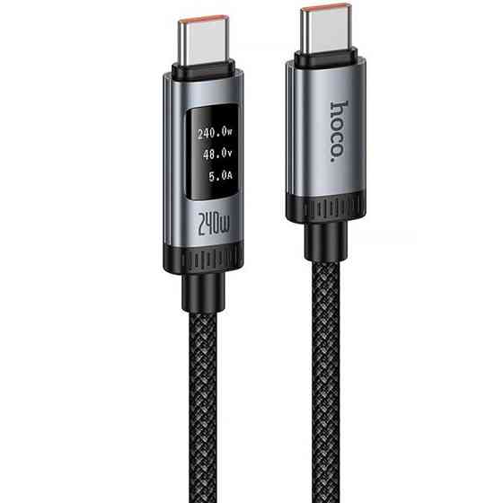 Дата кабель Hoco U148 Lord with display Type-C to Type-C 100W (1.2m) Херсон
