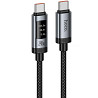 Дата кабель Hoco U148 Lord with display Type-C to Type-C 100W (1.2m) Херсон