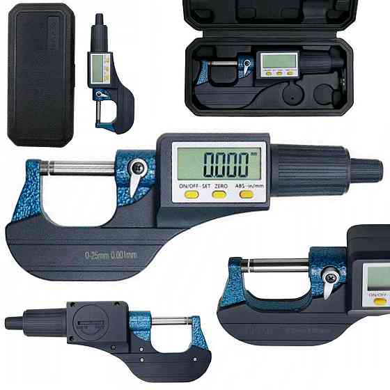 Цифровой микрометр 0-25мм/0,001мм PROTESTER 5202-25 Харків