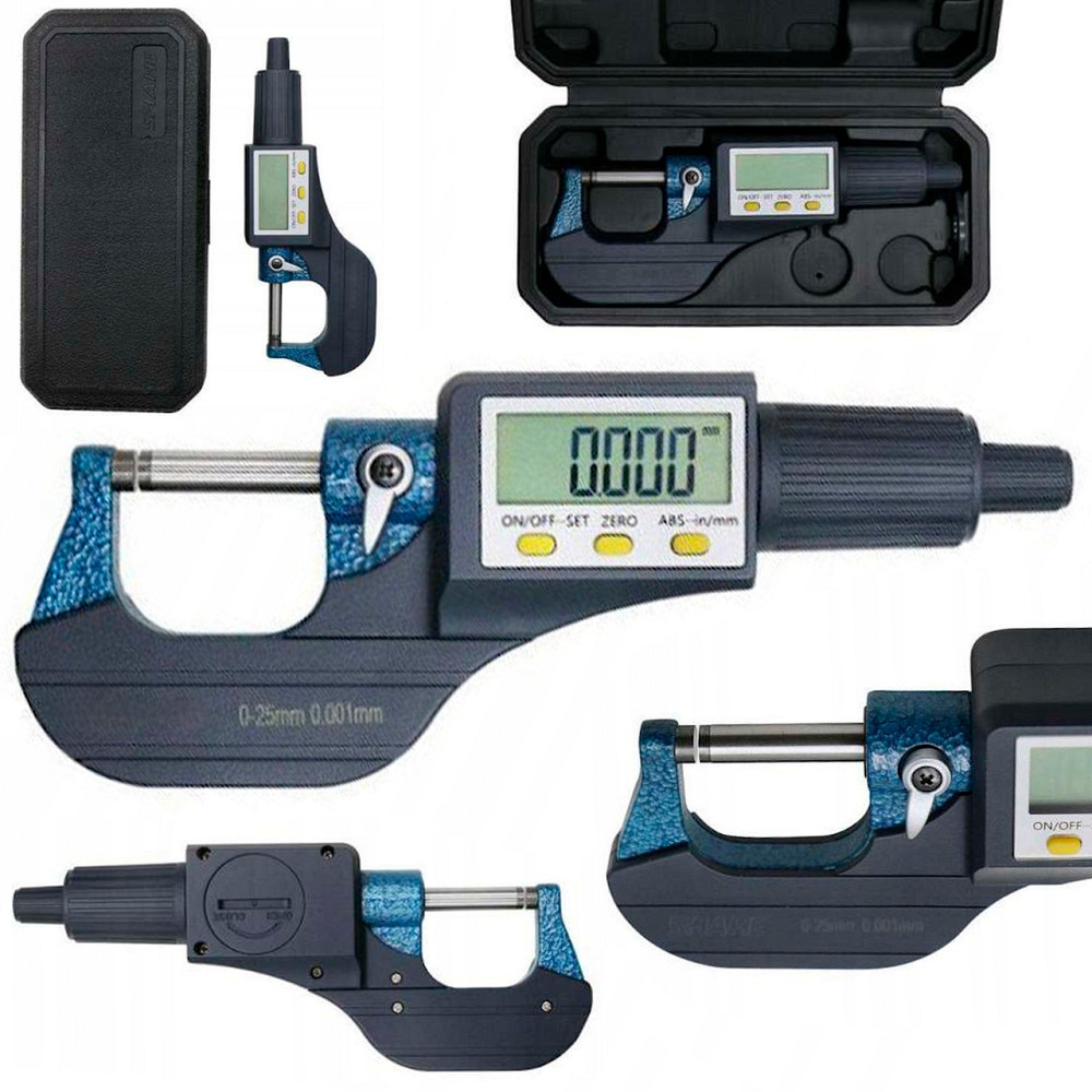 Цифровой микрометр 0-25мм/0,001мм PROTESTER 5202-25 Харків - зображення 6