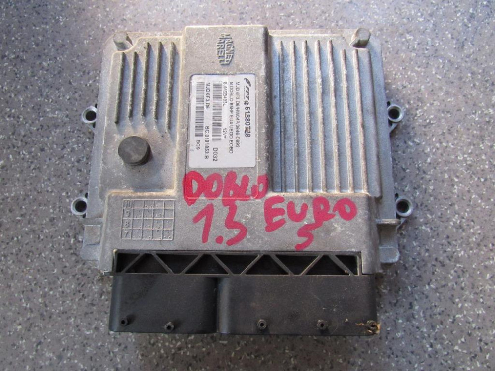 Блок управления двигателем Fiat Doblo 1.3 jtd 2010-2015 (51880748) Ковель - изображение 4