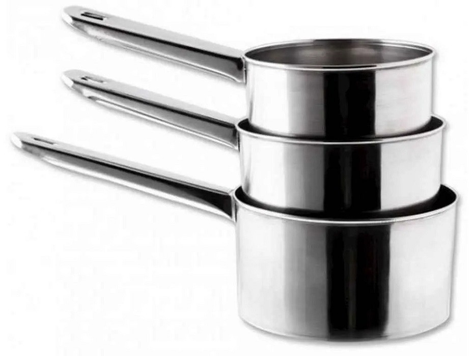 Набор сотейников Empire из нержавеющей стали 12, 14, 16 см (EM 9577) Одесса - изображение 1