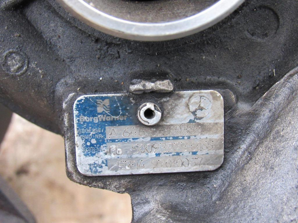 Турбина Mercedes Sprinter 2.2 Bi turbo 2006-2011 (A6460900280) Ковель - зображення 4