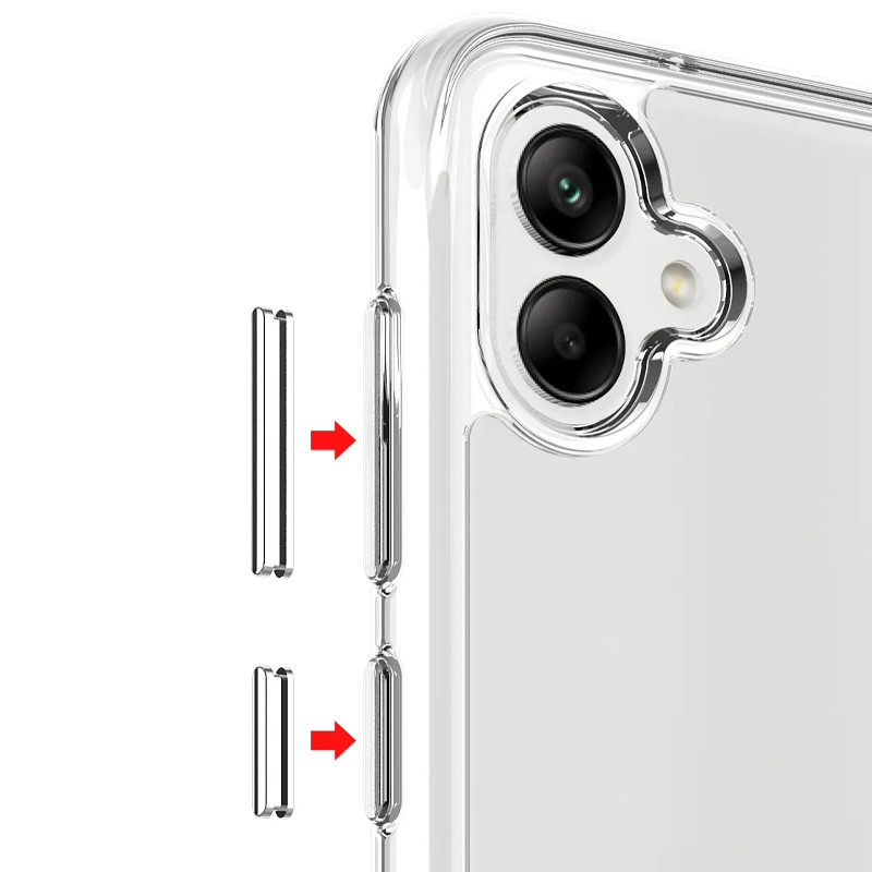 Чехол TPU Space Case transparent для Samsung Galaxy A06 4G/5G / A07 4G Херсон - зображення 5