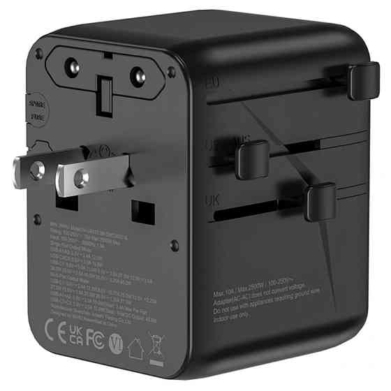 Сетевой универсальный переходник WIWU UA010 Warrior GaN 45W + 2USB-A/3C Херсон