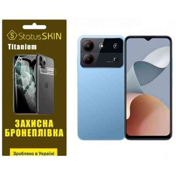 Поліуретанова плівка StatusSKIN Titanium для ZTE Blade A54 Глянцева Харьков