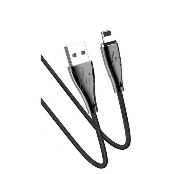 Кабель Hoco U75 Blaze USB to Lightning magnetic Black Харків - зображення 1