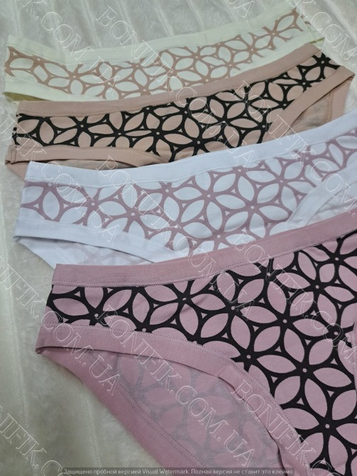 Цветные женские трусики-слип ТМ "Obrana" (арт. 200-30/3) Кривий Ріг - зображення 4