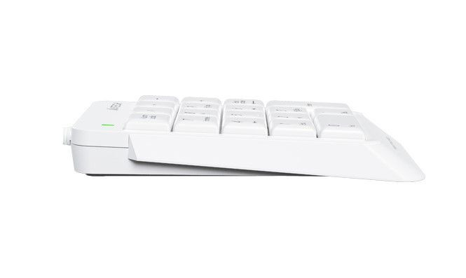 Клавиатура компьютерная проводная цифровой блок A4Tech Fstyler Numeric Keypad FK13P(White) белая Київ - зображення 3