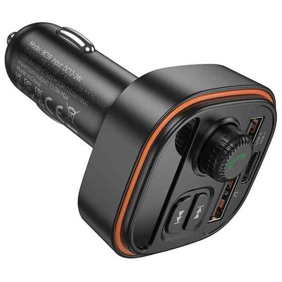 АЗУ FM модулятор Borofone BC59 Heroic (2USB-A/1C) Херсон