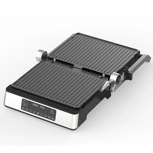 Мультигриль Magio MG-356 2400 ВТ серебристый Київ - зображення 5