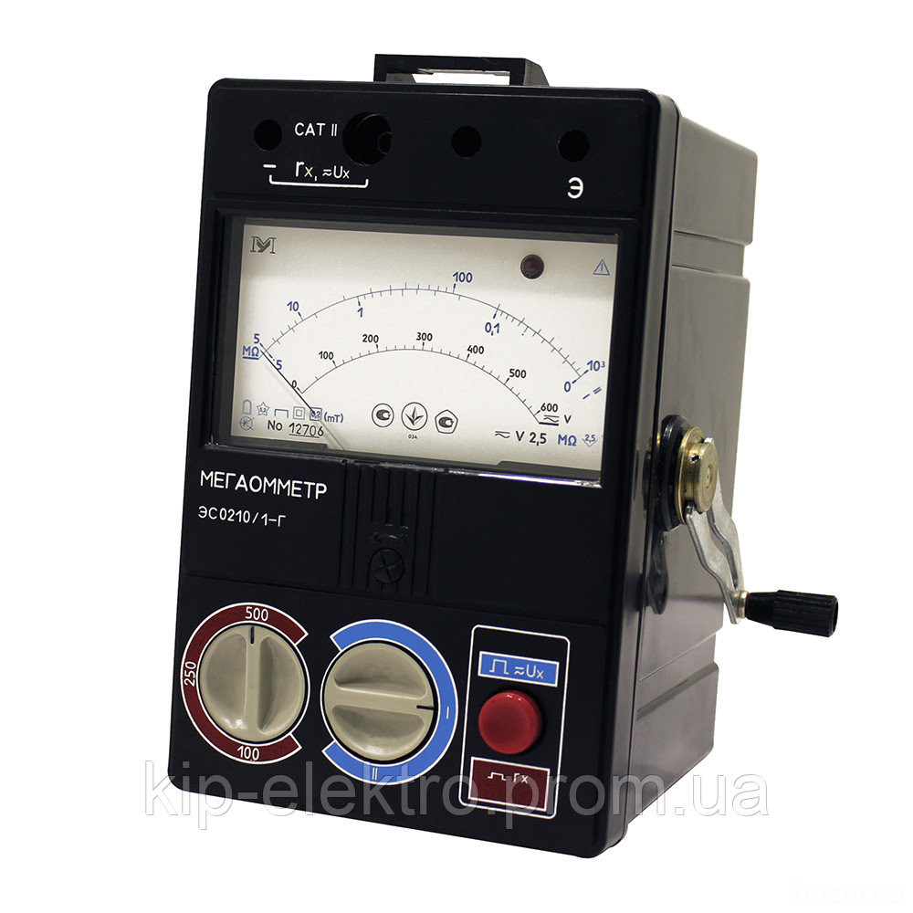 Мегаомметр ЭС0210/1,  ЭС0210/1-Г (ЭС0210, ЭС0210/1Г, ЭСО210, ЭСО210/1, ЭСО210/1-Г, ЕС0210/1, ЕСО210/ Київ - зображення 1