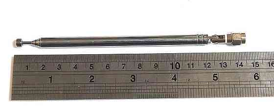 Антенна телескопическая 40 МГц - 6 ГГц, 50 Ом, 7 секций, SMA-male разъем (11024) Дніпро