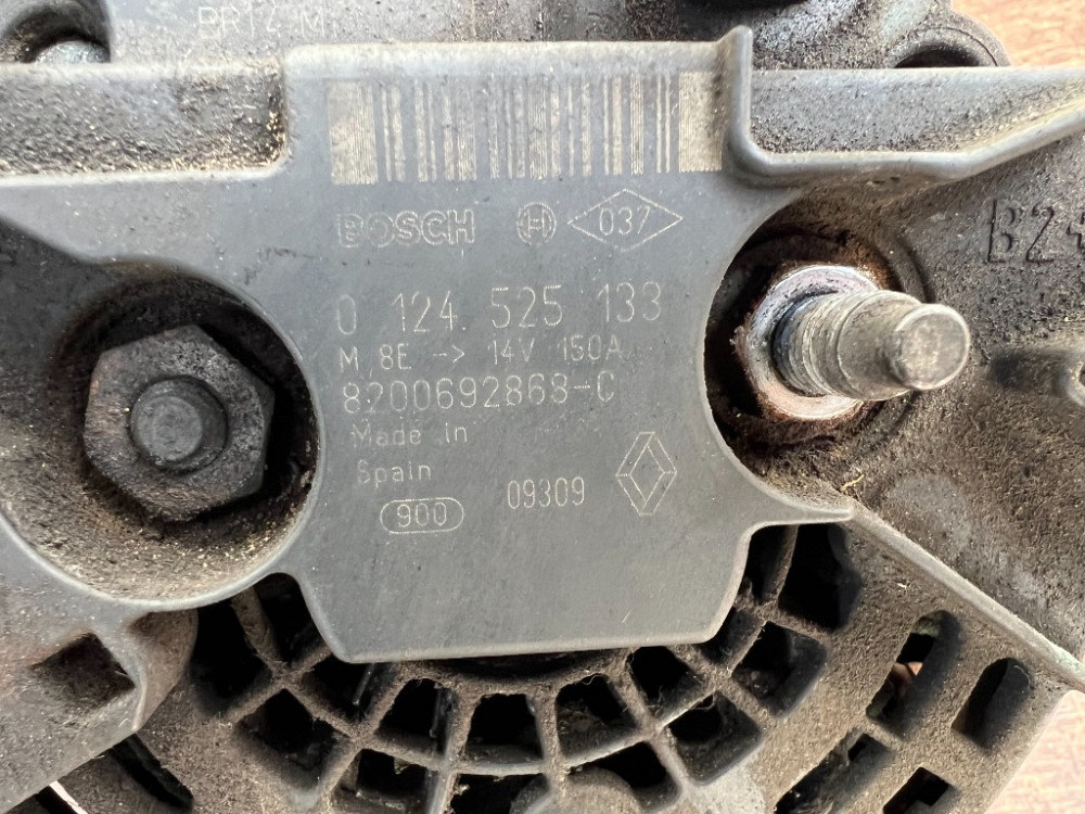 Генератор 150A Opel Vivaro 2.5 dci 2006-2013 (8200692868) Ковель - зображення 3