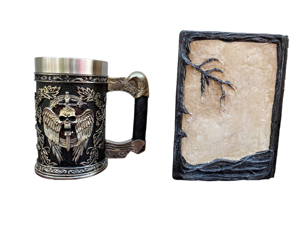 Подарочный набор Кружка 3 Меч в Черепе и Блокнот 3 «Тень Ворона» Київ - зображення 4