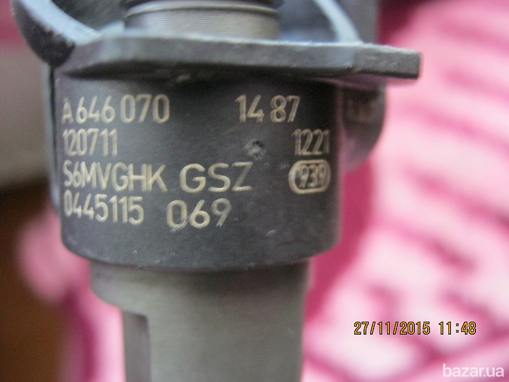 A6460701487,Bosch 0445115069 б/в форсунка Mercedes-Benz sprinter 315 Луцьк - зображення 2