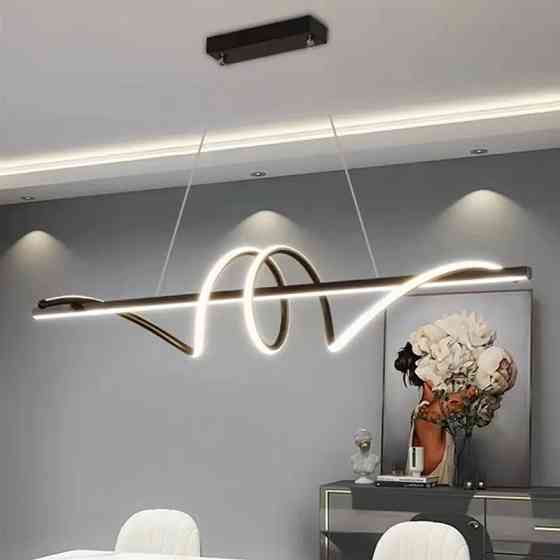 Люстра стельова LED K23-1200-bk-k Чорний 30-100х20х120 см. Київ