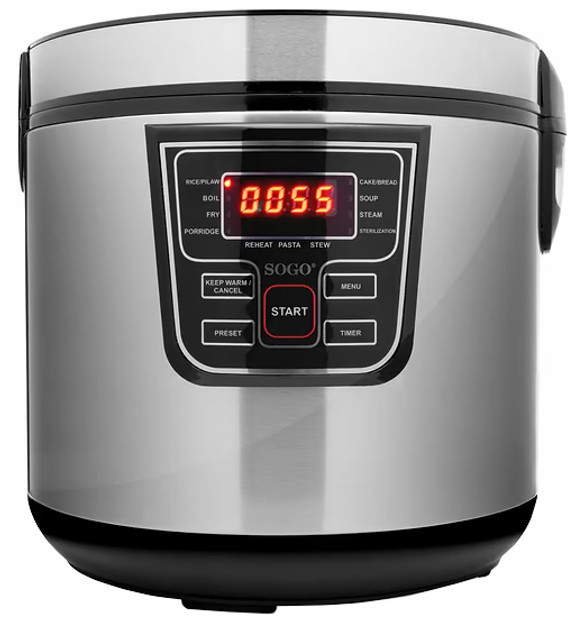 Мультиварка SOGO SS-10765 860 Вт серебристая Київ - зображення 1