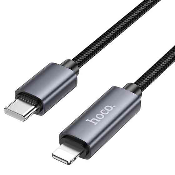 Дата кабель Hoco X112 Favor with display Type-C to Lightning 27W (1m) Херсон