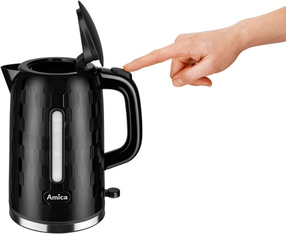 Электрочайник Amica KM 3010 1.7 л черный Київ - зображення 8