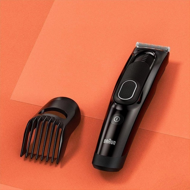Машинка для стрижки волосся Braun HairClip HC-5310 6 Вт чорний Київ - зображення 1