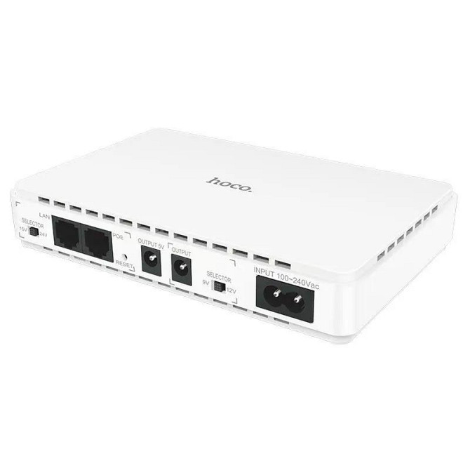 Источник бесперебойного питания Hoco DB25 Plus Smart Mini UPS для роутеров 5V/9V/12V 10000 mAh Херсон - изображение 1