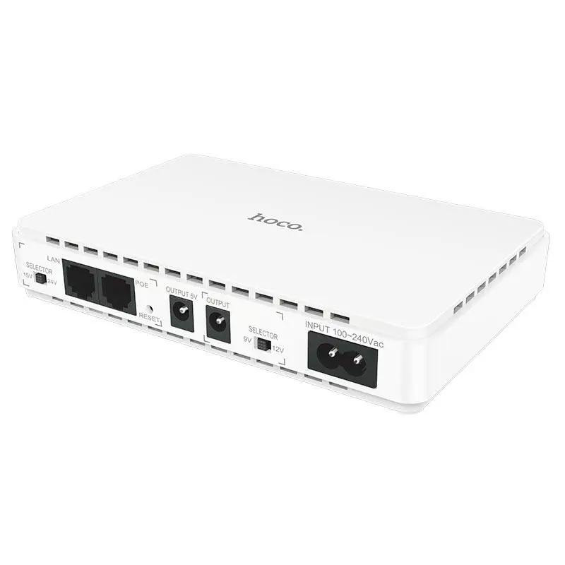Источник бесперебойного питания Hoco DB25 Plus Smart Mini UPS для роутеров 5V/9V/12V 10000 mAh Херсон - зображення 1