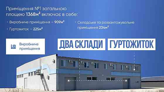 Без % Продаж від власника виробничо-складського комплексу м. Берегове Берегове