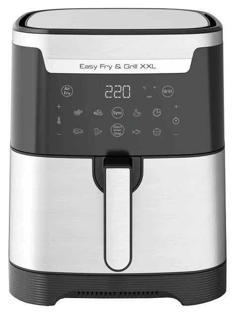 Мультипечь Tefal Easy Fry & Grill XXL EY801D15 6.5 л 1830 Вт серебристая Киев - изображение 1