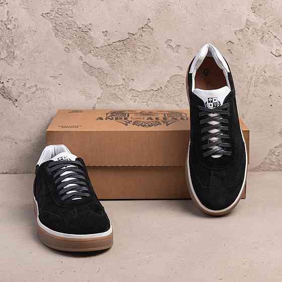 Мужские кожаные кроссовки Black Velvet Київ