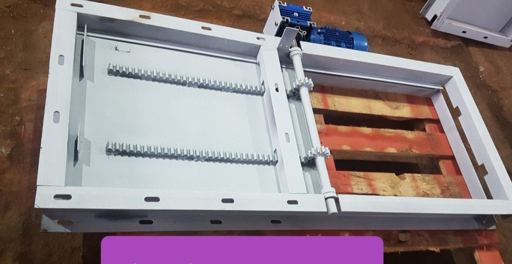 Задвижка реечная с электроприводом  450*450  0,37 кВт  шибер нории , шиберный затвор Київ - зображення 2