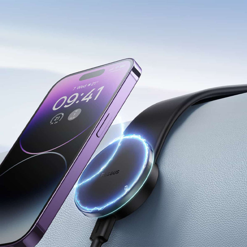 Автодержатель с БЗУ Baseus C02 Pro Series Magnetic Wireless Charging Car Mount Cluster (C40156) Херсон - зображення 5