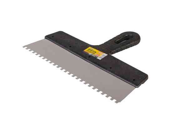 Шпатель зубчатый MASTERTOOL 300х6х6 мм 19-6630 Харьков