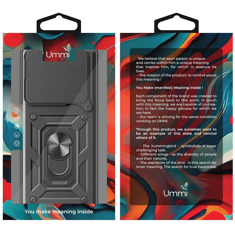 Чехол Ummi Camshield Serge Ring для Xiaomi Poco F8 Ultra Херсон - зображення 4