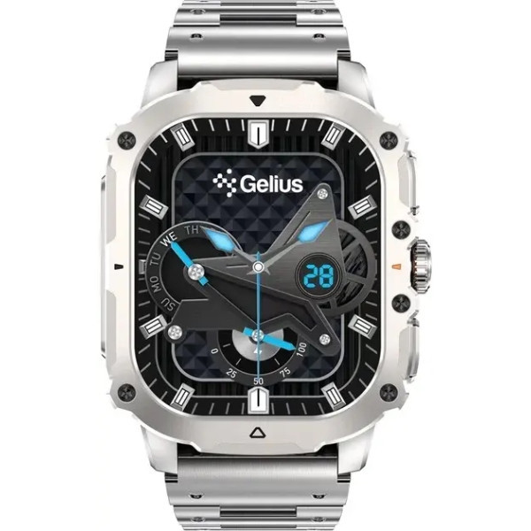 Смарт-годинник Gelius Tactical Heavy GP-SW016 Silver Titan Харків - зображення 2