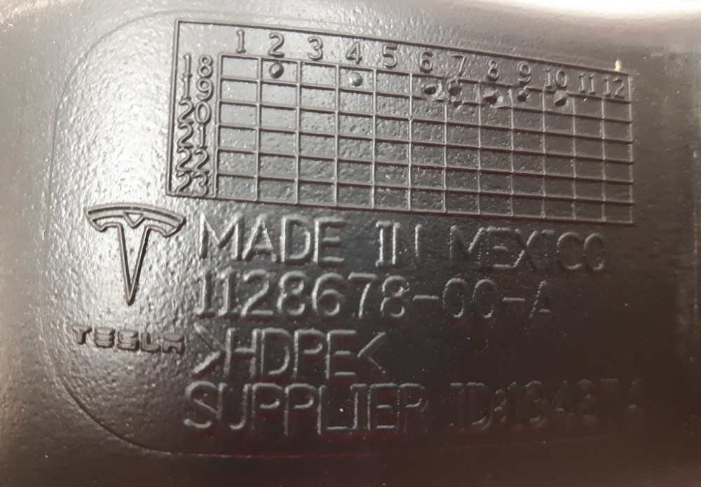 1Воздуховод системы вентиляции левый горизонтальный Tesla model X 1128678-00-A Киев - изображение 3