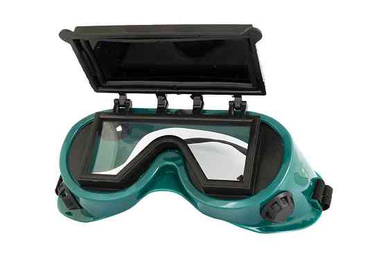 Очки закрытые MASTERTOOL АДМИРАЛ SQ откидной светофильтр DIN10 оправа силикон вентиляционные клапаны Харків