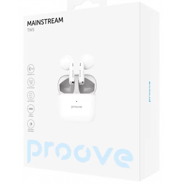 Bluetooth-гарнітура Proove Mainstream TWS APP White (TWMS0001AP02) (Код товару:41624) Харьков - изображение 6