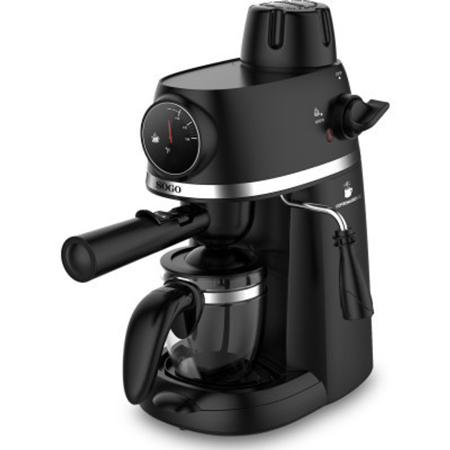 Кофеварка рожковая SOGO SS-7645 800 Вт черная Киев - изображение 4