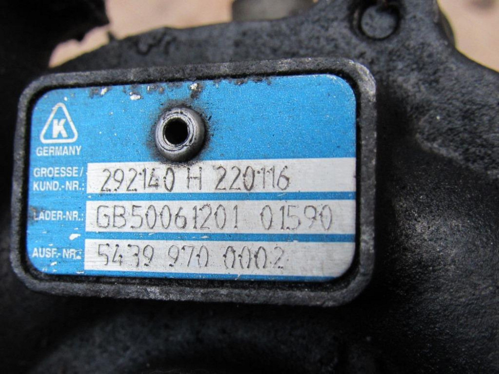 Турбина Renault Scenic II 1.5 dci 2003-2009 (292140H220116) Ковель - зображення 3